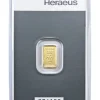 Heraeus 1 Gramm Goldbarren