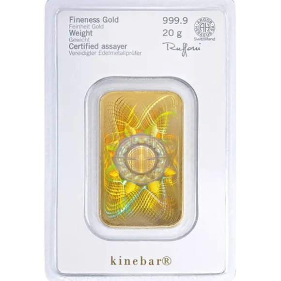 Heraeus 20 Gramm Kinebar Goldbarren