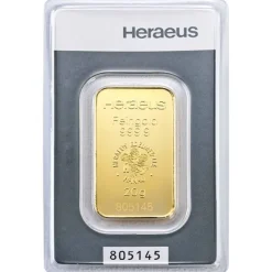 Heraeus 20 Gramm Kinebar Goldbarren