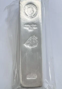 Heraeus 5 KG Silberbarren Cook Island*