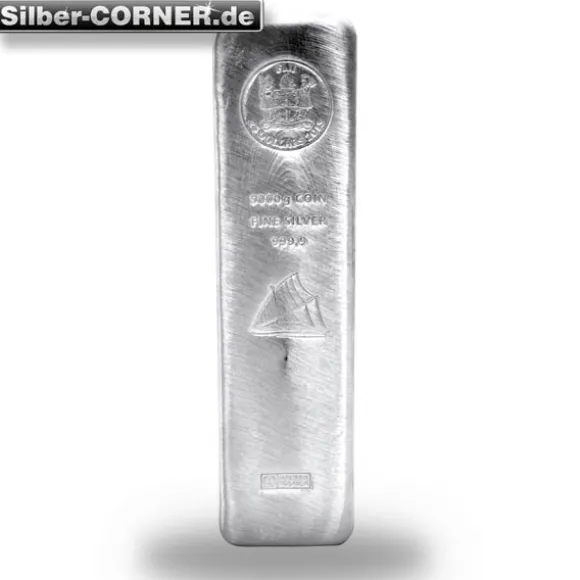 Heraeus 5 Kg Silber Münzbarren Fiji 25 FJD*