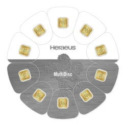 Heraeus MultiDisc 10 x 1 Gramm Gold