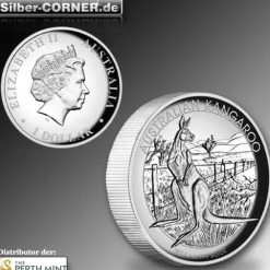 High Relief Känguru 2014 1 Oz Silber *