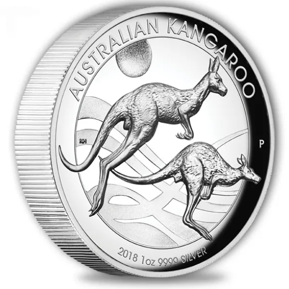 High Relief Känguru 2018 1 Oz Silber *