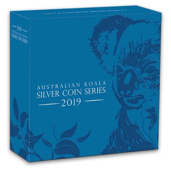 High Relief Koala 1 Oz Silber 2019 +Box +COA*
