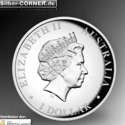 High Relief Kookaburra 1 Oz Silber 2014 + Box +CoA*
