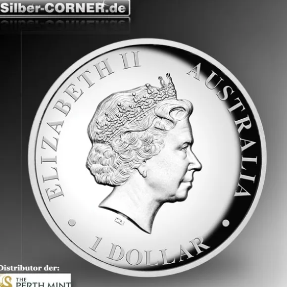 High Relief Kookaburra 1 Oz Silber 2014 + Box +CoA*