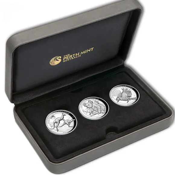 High Relief 2018 - Three Coin Set 2018 +Box +COA *