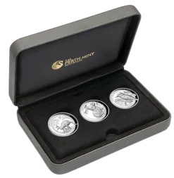 High Relief Three Coin Set 3 x 1 Oz Silber 2019 + Box +Zertifikat*