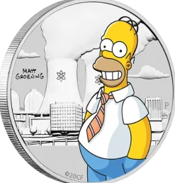 Homer Simpson 1/2 Oz Silber 2020 im Blister*