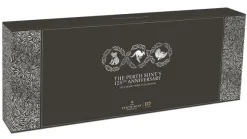 125Jahre Perth Mint Typeset 4 x 1 Oz Silber 2024 + Box * COA
