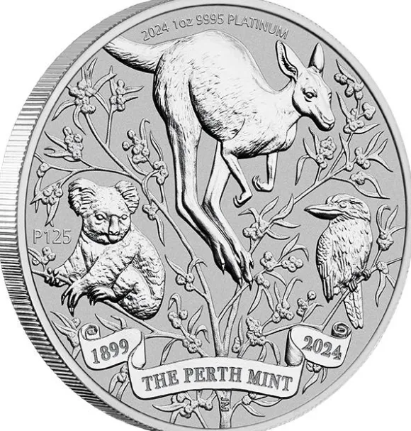 125 Jahre Perth Mint - 1 Unze Platin 2024*