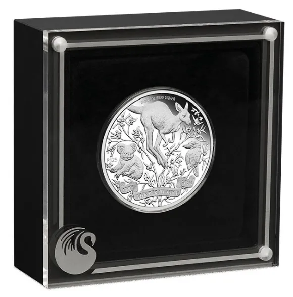 125 Jahre Perth Mint - 1 Unze Silber Proof 2024 +Box + COA*