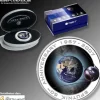 50 Jahre Sputnik 1 Unze Silber Proof 2007 +Box +COA*