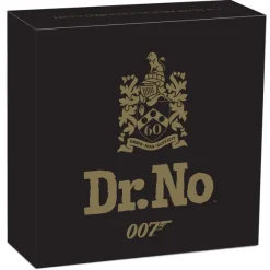 James Bond 007 - Dr. No - 1 Oz Silber Proof 2022 + Box + Zertifikat*