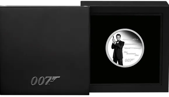 James Bond Legacy - Pierce Brosnan - 1 oz Silber Proof 2024 +Box +COA*