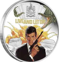 James Bond - Live and Let Die - 1 UNze Silber Proof 2023 +Box + COA*