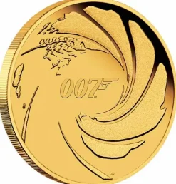 James Bond 007 1/4 Oz Gold Proof 2020 +Box +COA