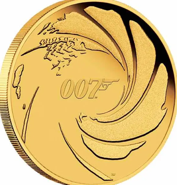 James Bond 007 1/4 Oz Gold Proof 2020 +Box +COA