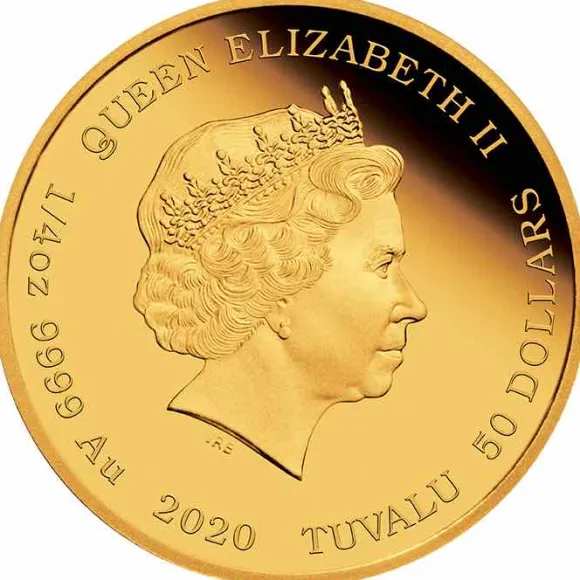 James Bond 007 1/4 Oz Gold Proof 2020 +Box +COA
