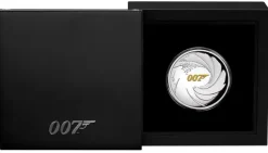 James Bond - 007 - 1 Oz Silber High Relief + Box +Zertifikat*