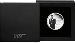 James Bond - Roger Moore - Legacy Serie 1 Oz Silber Proof + Box +COA*