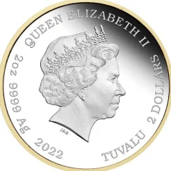 James Bond - 60 Years of Bond - 2 Oz Silber PP vergoldet + Box +COA*
