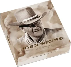 John Wayne 1 Oz Silber coloriert 2022 +Box +COA*