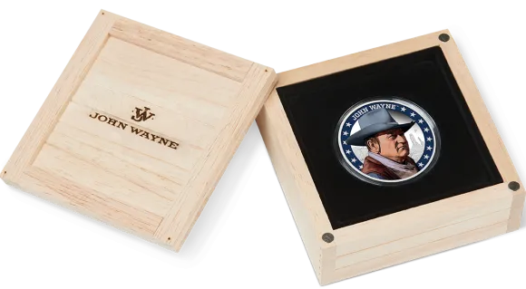 John Wayne 1 Oz Silber Proof 2020 + Box +Zertifikat*