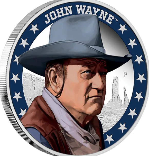 John Wayne 1 Oz Silber Proof 2020 + Box +Zertifikat*