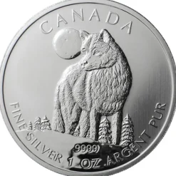 Kanada Wildlife - Wolf - 1 Unze Silber 2011*