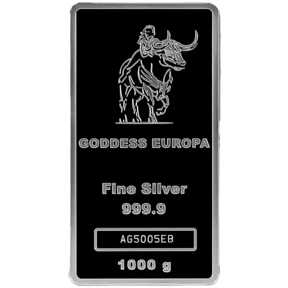 1 Kilogramm Silberbarren Tokelau Godess of Europa Münzbarren*