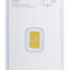 Kinebarren 1 Gramm Goldbarren Heraeus