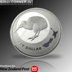 Kiwi 2009 1 Oz Silber Proof + Box + COA*