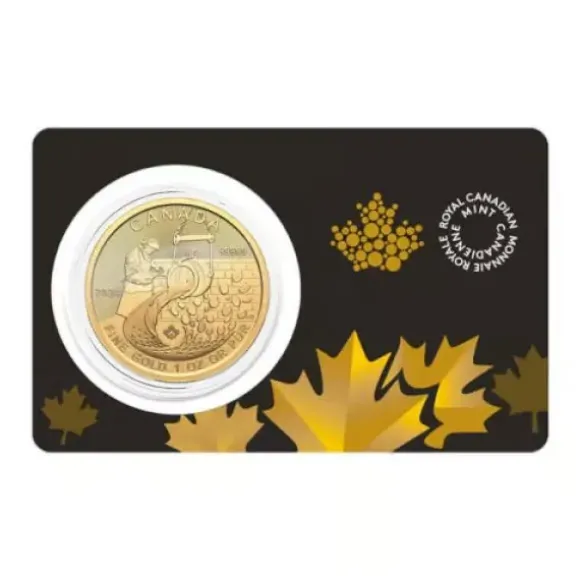 Klondike Gold Rush - From Dore to refined Gold - 1 Unze Gold 2024