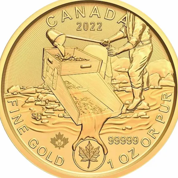 Klondike Goldrush - Prospecting for Gold - 1 Oz Gold 2022