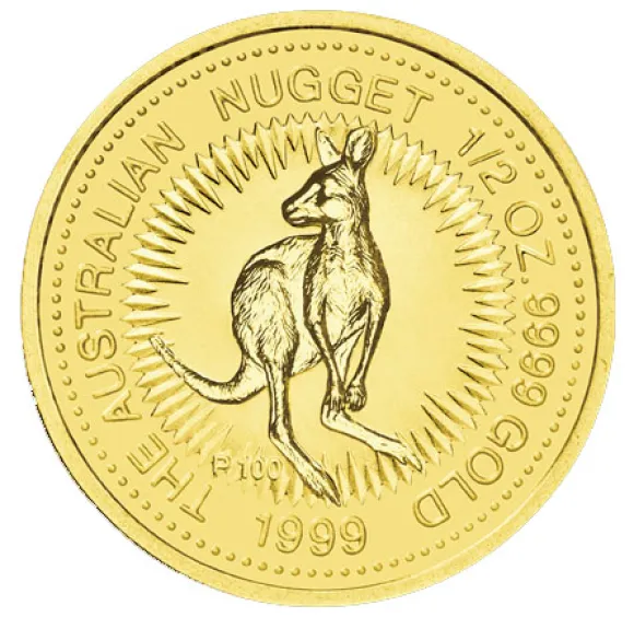 Känguru / Nugget 1/2 Oz Gold 1999