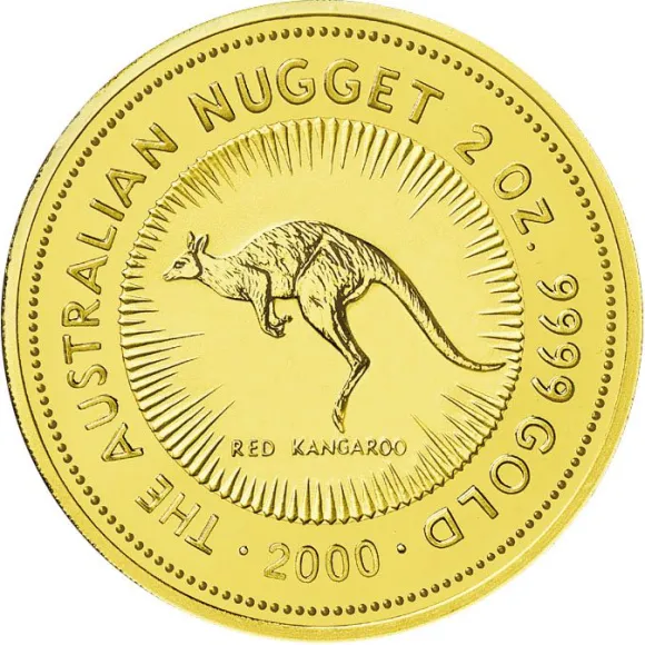 Känguru Nugget 2 Oz Gold 2000