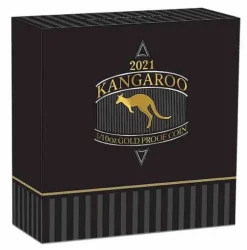 Känguru 1/10 Oz Gold Proof 2021 + Box + Zertifikat