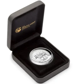 Känguru 1 Oz Silber High Relief 2011 +Box +COA*