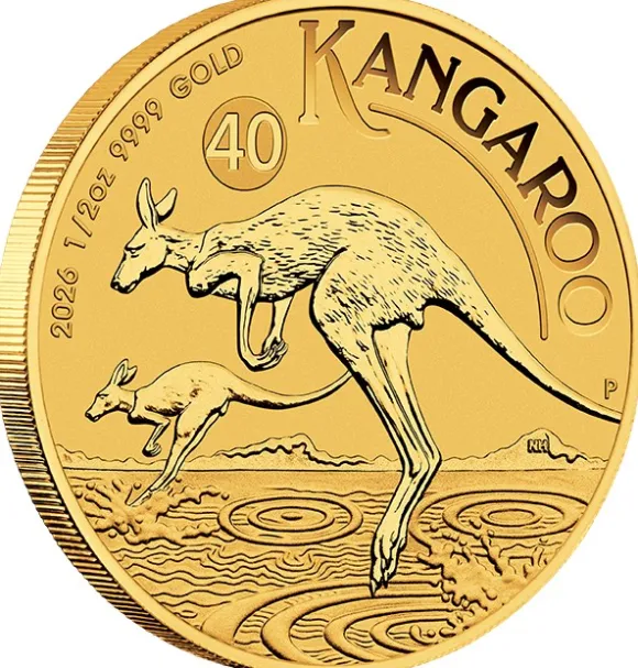 Känguru 1/2 Unze Gold 2026