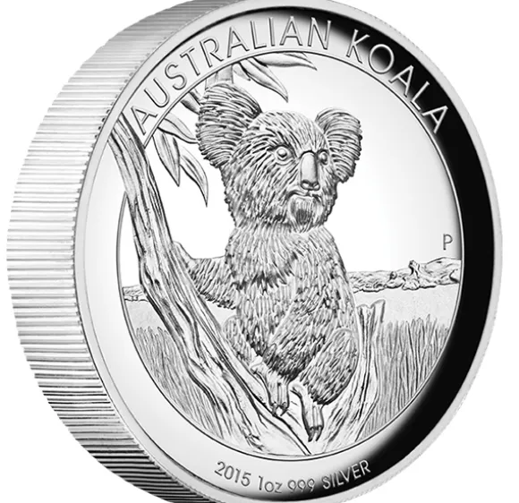 Koala 2015 1 Oz Silber High Relief + Box + COA *