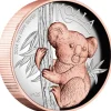 Koala 5 Oz Silber High Relief- gilded - 2024 +Box +COA*