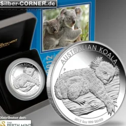 Koala 5 Oz Silber High Relief Proof 2012 + Box + COA *
