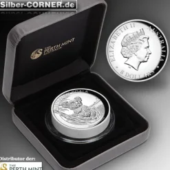 Koala 5 Oz Silber - High Relief - 2015 Proof +Box +COA*