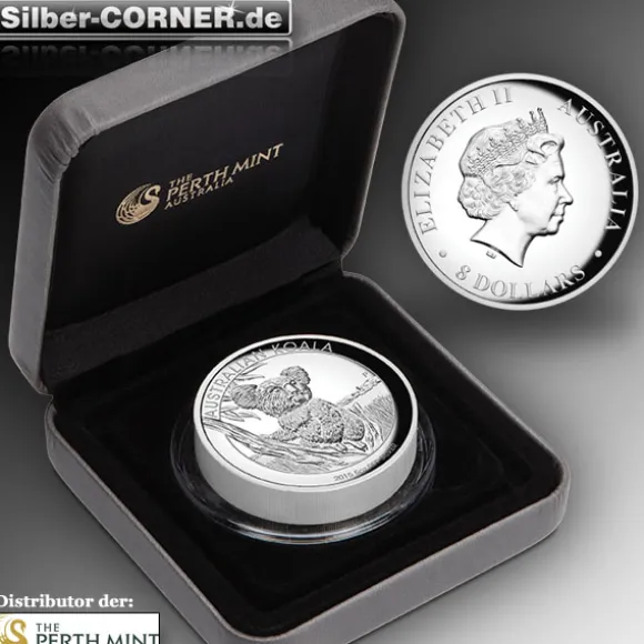 Koala 5 Oz Silber - High Relief - 2015 Proof +Box +COA*