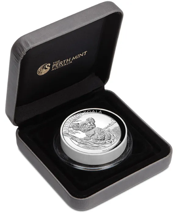 Koala 5 Oz Silber - High Relief - 2015 Proof +Box +COA*