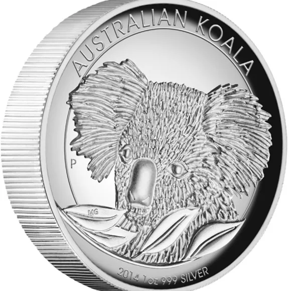Koala 1 Oz Silber High Relief Proof 2014 + Box + CoA*