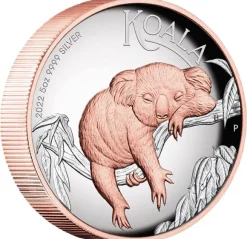 Koala 5 Oz Silber vergoldet 2022 + Box + Zertifikat*