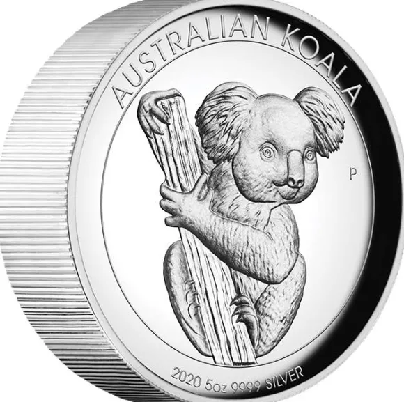 Koala 5 Unzen Silber High Relief 2020 + Box + COA*
